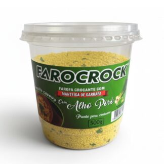 Farofa Crocante com Alho-Poró e Manteiga de Garrafa FAROCROCK (500g) - Esgotado/Encomende