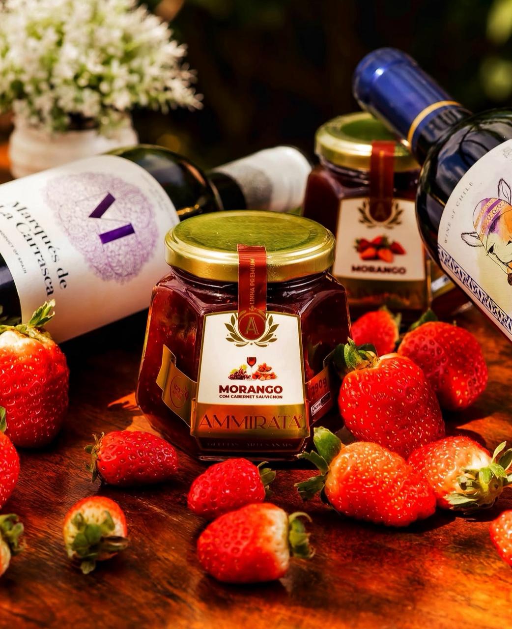 Geleia de Morango com Cabernet Ammirata