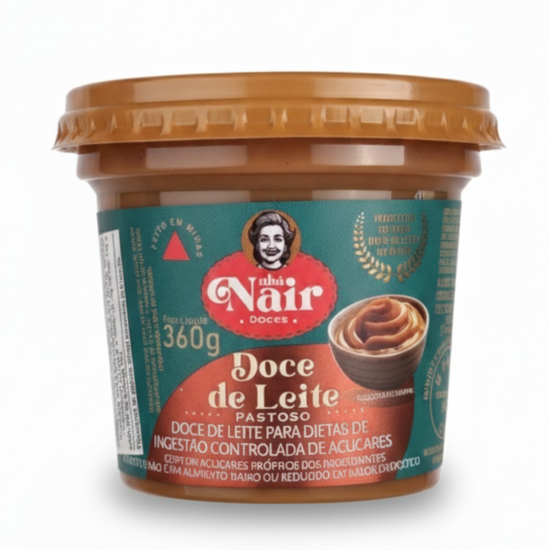 Doce de Leite Zero Açúcar Pastoso Nha Nair Doces – 360g - Imagem 2