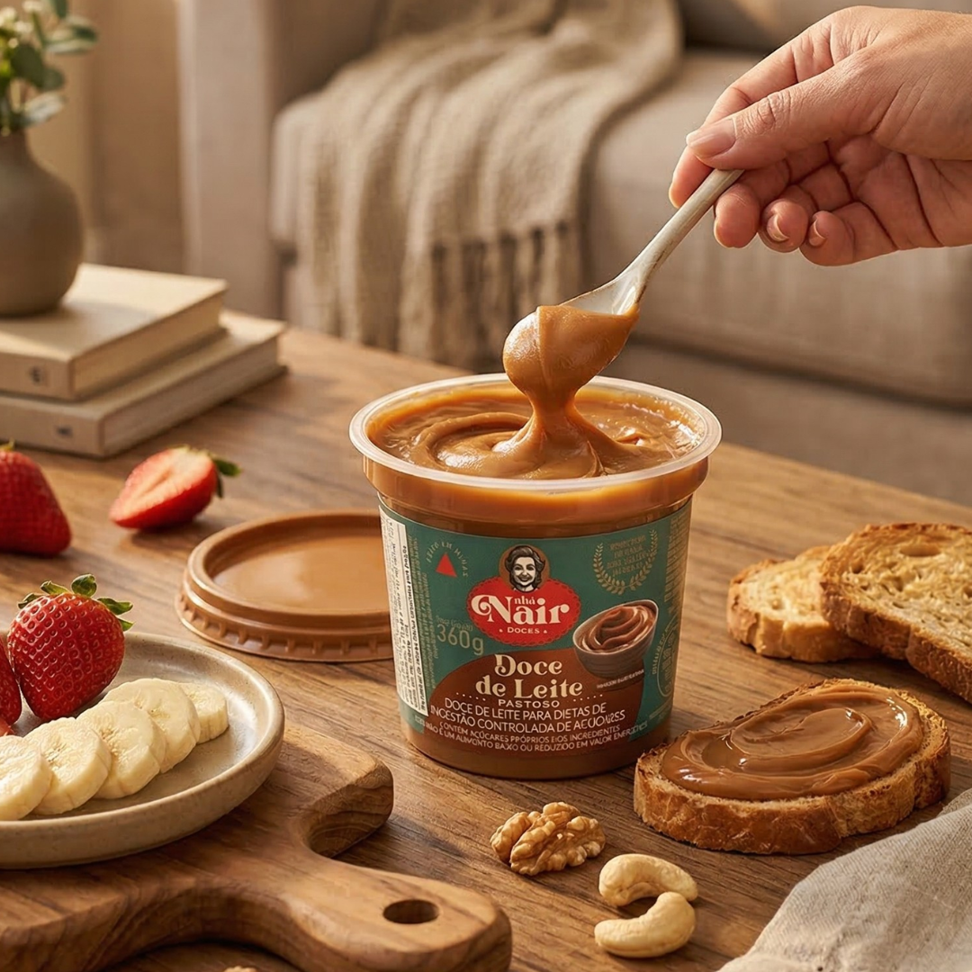 Doce de Leite Zero Açúcar Pastoso Nha Nair Doces – 360g